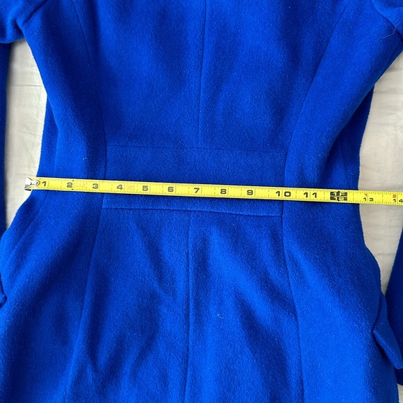 SLY wool coat size small double breasted high collar coat - Picture 7 of 8